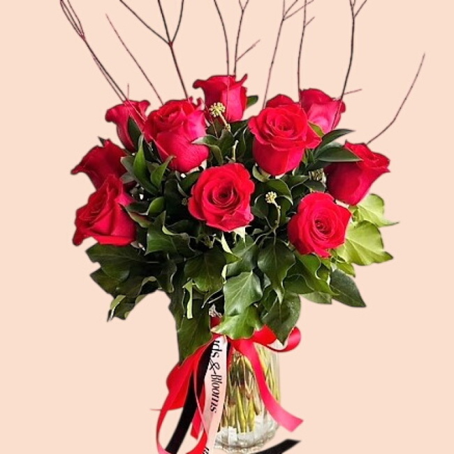 Short Stem Roses â 12 roses